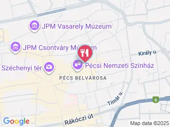 Azzurra Ristorante Pizzéria Pécs a térképen