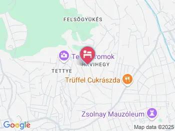 Bagolyvár Panzió Pécs a térképen