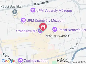 Bazár Pécs a térképen