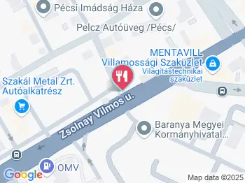 Big Bell Étterem Pécs a térképen