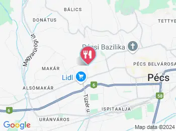 Block Coffee Room Pécs a térképen