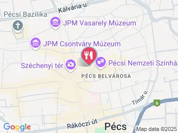 Cafe Frei Pécs a térképen