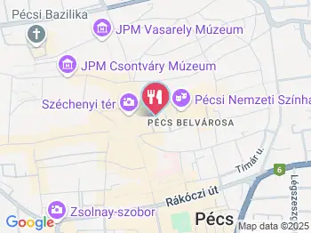 Caffe Elite Pécs a térképen