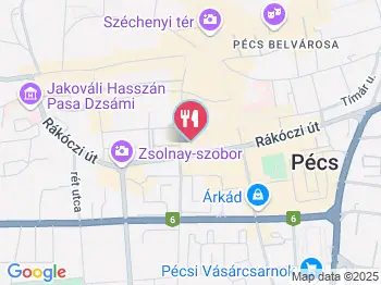 Capri Cukrászda Pécs Pécs a térképen