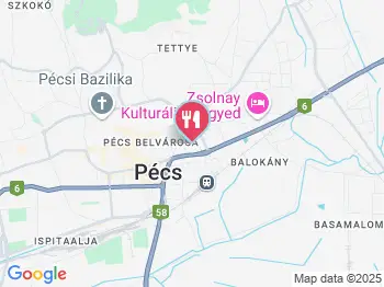 Corso Étterem Pécs a térképen