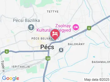 Corso Hotel Pécs Pécs a térképen
