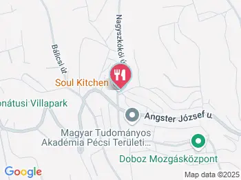 Czukor Borsó Pécs a térképen