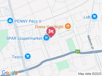 Éva Apartman Pécs a térképen