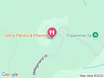 Gilice Panzió étterme Pécs a térképen