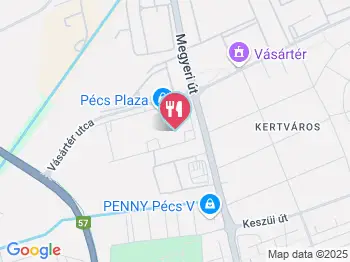 Görög Has Faloda Pécs a térképen