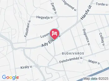 Gyimesi Apartman Pécs a térképen