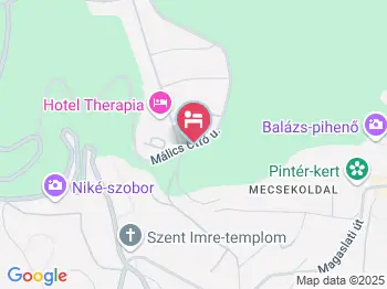 Hotel Kikelet Pécs a térképen