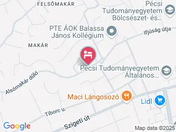 Hotel Makár Sport & Wellness Pécs a térképen