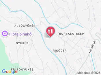 Hotel Mediterrán étterme Pécs a térképen