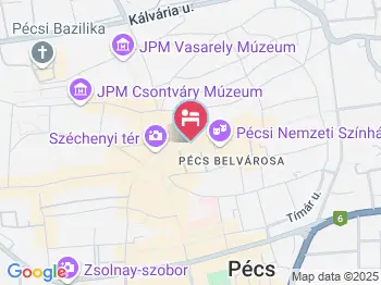 Palatinus Grand Hotel Pécs a térképen