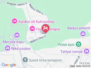 Hotel Therapia Pécs a térképen