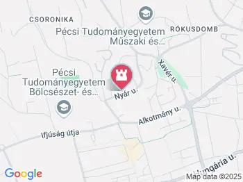 Idrisz Baba türbéje Pécs a térképen