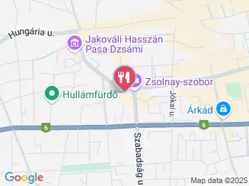 Iparos Kisvendéglő Pécs a térképen