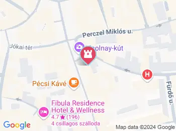 Irgalmasok temploma Pécs a térképen