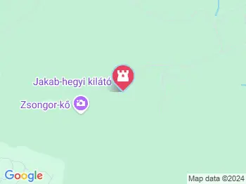 Jakab-hegyi kilátó Pécs a térképen