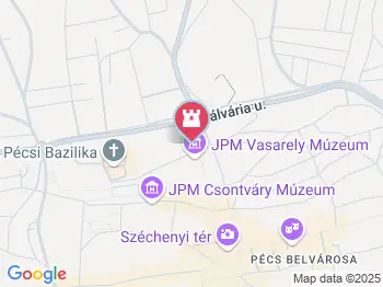 Janus Pannonius Múzeum Pécs a térképen