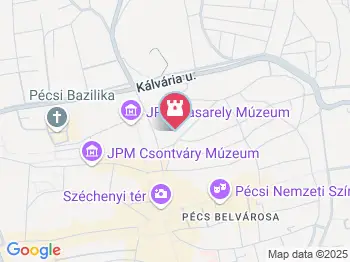 Janus Pannonius Múzeum - Victor Vasarely Múzeum Pécs a térképen