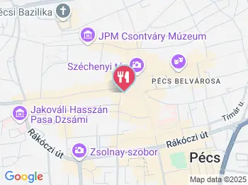 Jókai Bisztró Pécs a térképen