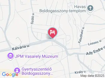 Kálvária-Rácz Panzió Pécs a térképen