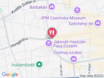 Kapucíner Étterem Pécs a térképen