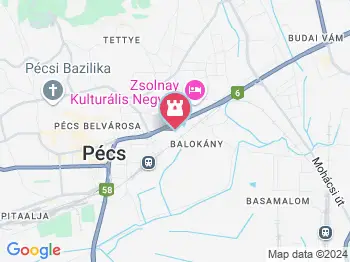 Kodály Központ Pécs a térképen