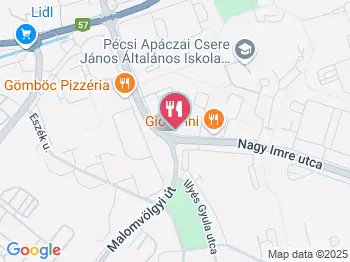 Kovács Cukrászda Pécs a térképen