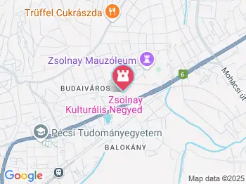 Labor Interaktív Varázstér Pécs a térképen