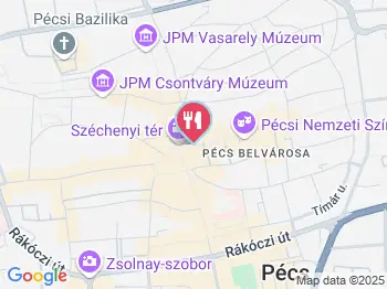 Lezser Bárkonyha Pécs a térképen