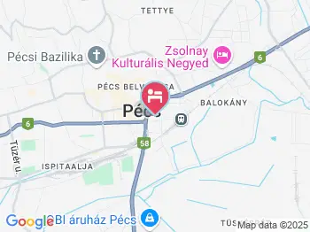 Liszt Hostel Pécs a térképen