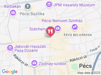 LYR Speciality Coffee & Food 100% Vegan Pécs a térképen