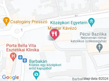 Magtár Kávézó Pécs a térképen