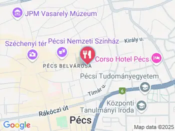 Mandala Étterem Pécs a térképen