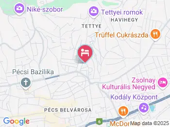 Masi Apartman Pécs a térképen
