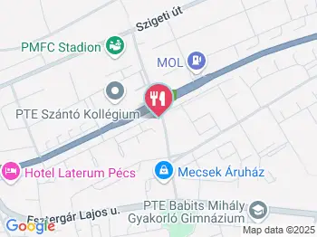 Mecsek Piccola Perla Étterem Pécs a térképen