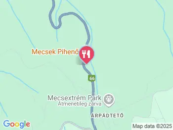 Mecsek Pihenő Pécs a térképen