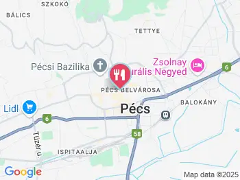 Murphys Pub Étterem és Kávézó Pécs a térképen