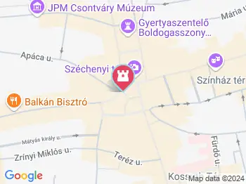 Művészetek és Irodalom Háza Pécs a térképen