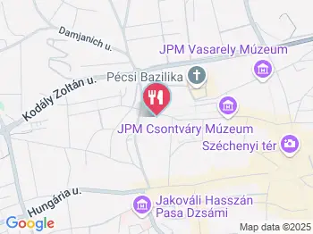 N-Eozin Grillterasz & Kultúrpark Pécs a térképen