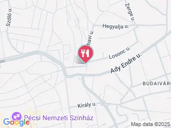 Namaste Indian Restaurant Pécs a térképen