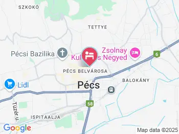 Nap Hostel Pécs a térképen