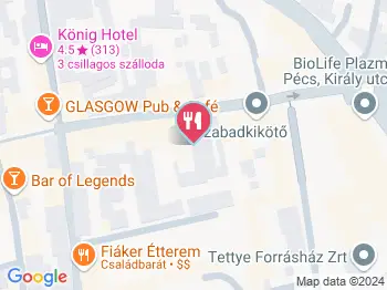 Orma Gerilla Pékség Pécs a térképen