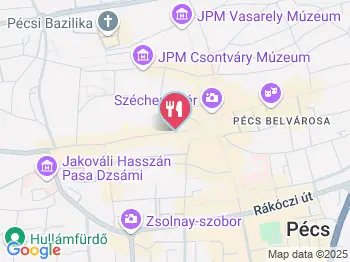 Palacsinta Öntöde Pécs a térképen