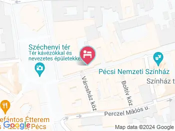 Palatinus Boutique Hotel Pécs a térképen