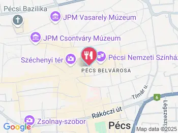 Palmetto Café Pécs a térképen