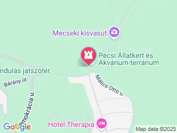 Pécsi Állatkert Pécs a térképen